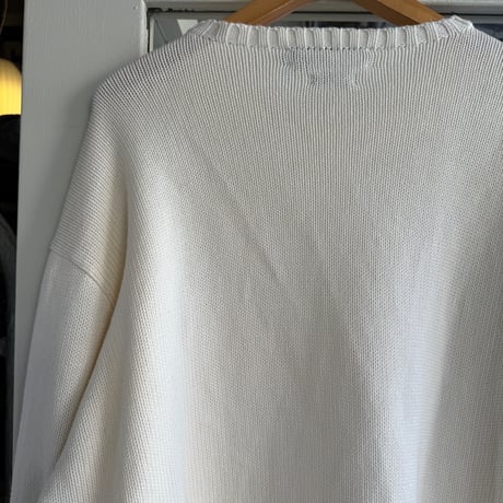 POLO コットンニットセーター  XL