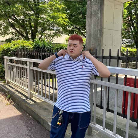 90s POLO Ralph Lauren ボーダーポロシャツ