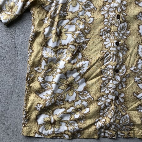 ocean pacific レーヨン総柄シャツ L