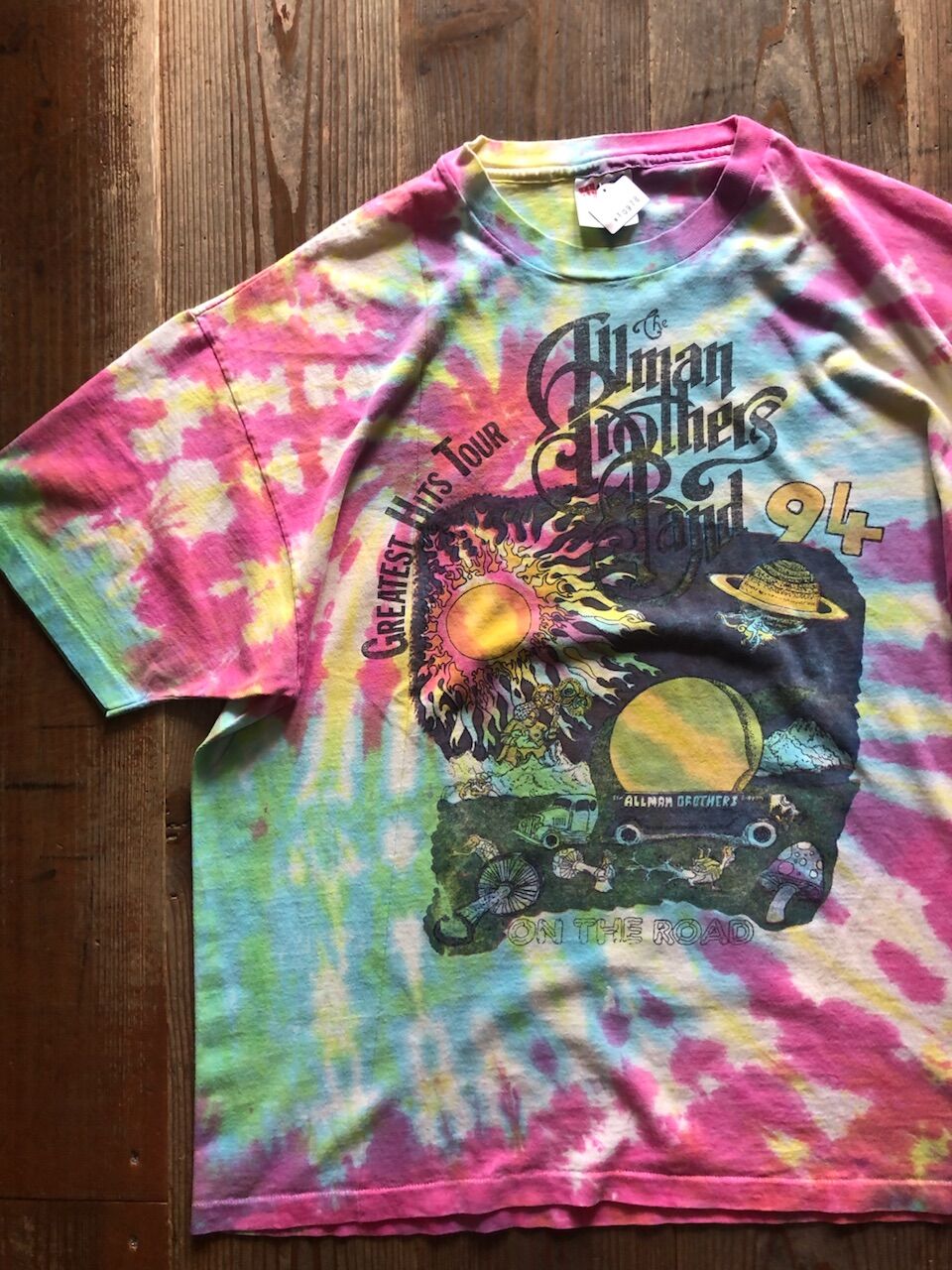 90's The Allman Brothers BandタイダイTシャツ | CUSTOM 