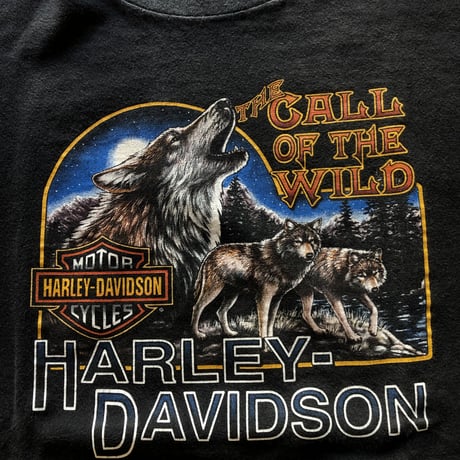 90s HARLEY DAVIDSON プリントTシャツ