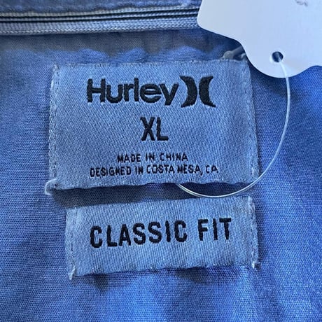HurleyXトラ柄開襟シャツ
