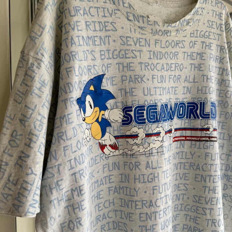 90's SEGAWORLD オールオーバープリントTシャツ | CUSTOM FEVER