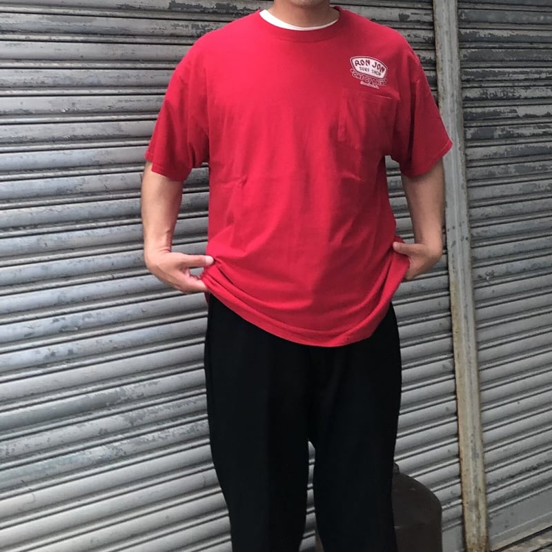 RONJONプリントポケットTシャツ XL | CUSTOM FEVER