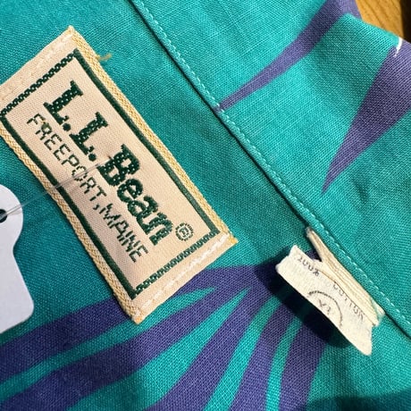 80's L.L.Bean ハワイアンシャツ　XL