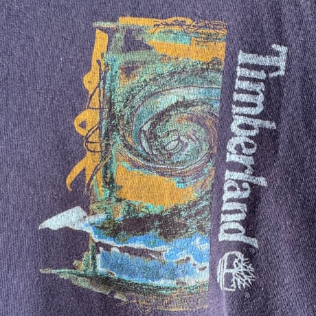 90's USA製 Timberland プリントTシャツ XL