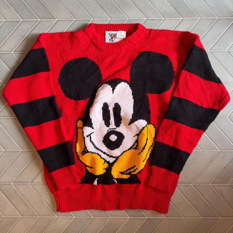 90s ミッキーマウスニット | CUSTOM FEVER 90s ミッキーマウスニット | CUSTOM FEVER