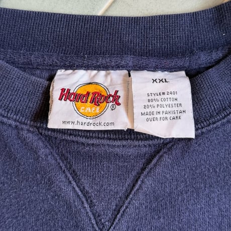 Hard Rock cafe 刺繍スウェット