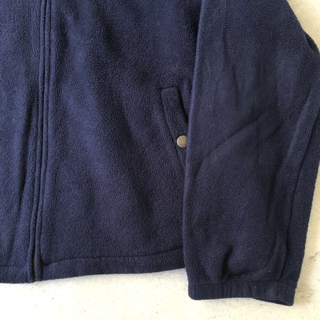 POLO フルジップフリースジャケットネイビー