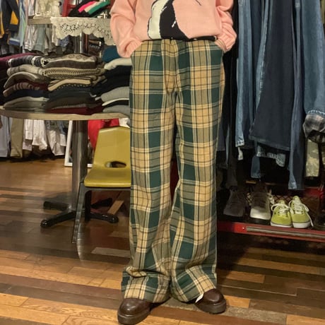 Levi's Panatela チェックスラックス