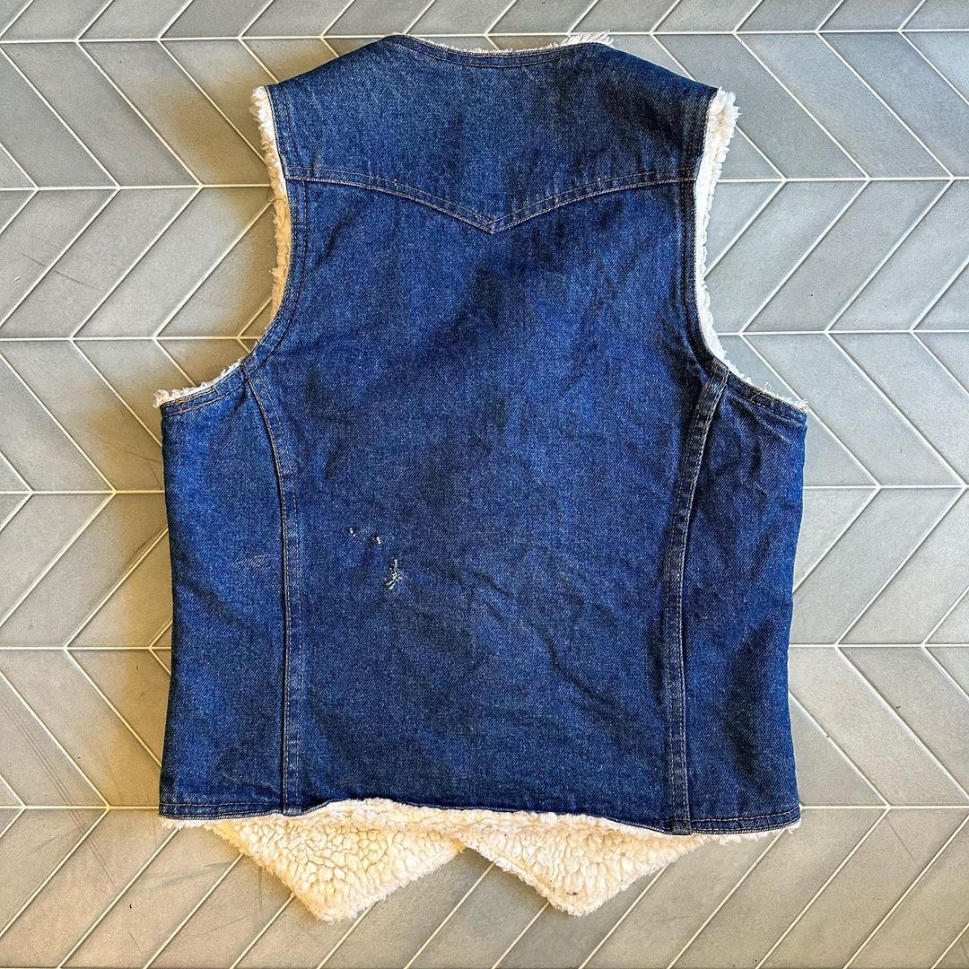 70s USA製 Levi's デニム内ボアベスト | CUSTOM FEVER 70s USA製 Levi's デニム内ボアベスト | CUSTOM FEVER