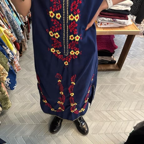 刺繍ロングワンピース💐