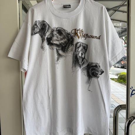 90’s Irish Wolfhound プリントTシャツ L