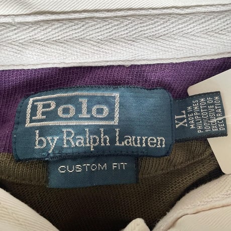 POLO by Ralph lauren ボーダーラガーシャツ