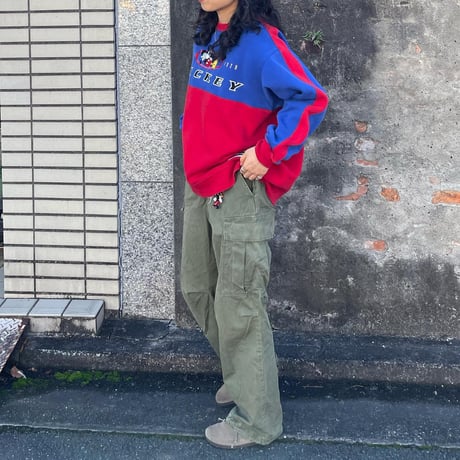 ミッキー切替デザインスウェット