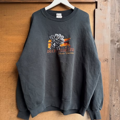 90s USA製 わんちゃん刺繍スウェット