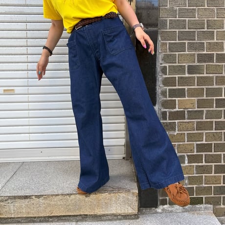 U.S NAVY フレアデニムパンツ