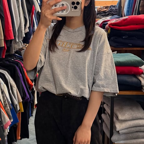 90s NIKE デザインロゴTシャツ