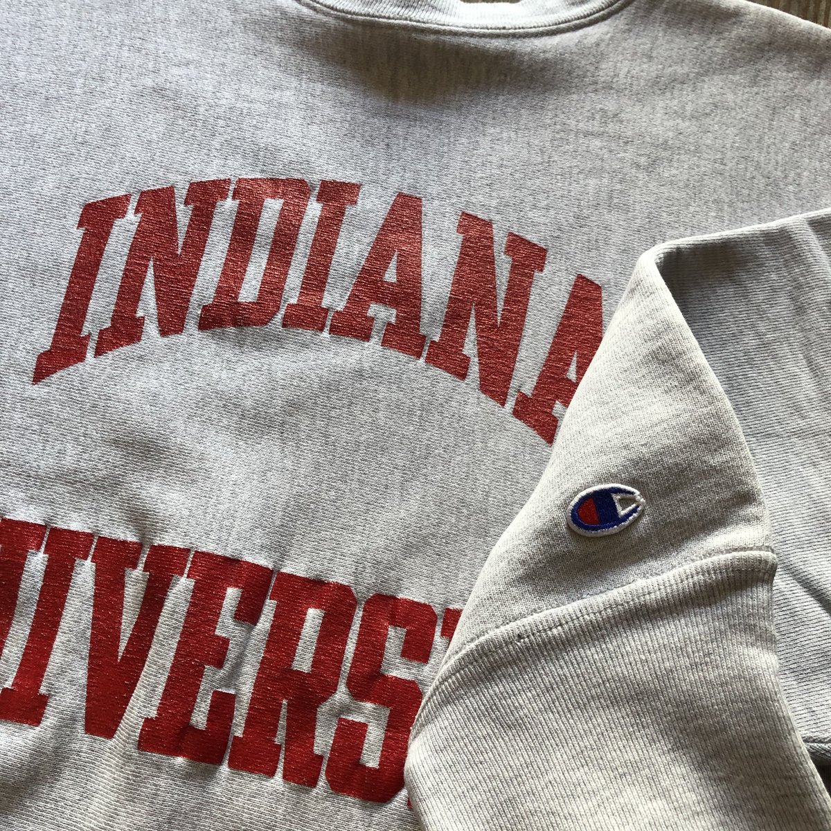 80's Champion リバースウィーブIndiana University 80'sUSA製INDIANA UNIVERSITYチャンピオンリバースウィーブ L