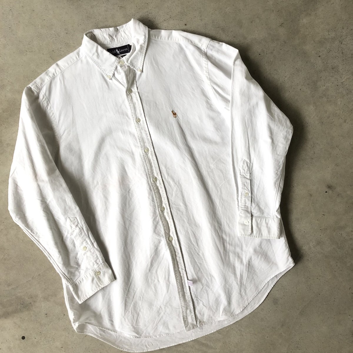 RALPH LAUREN ボタンダウンシャツ シェルボタン | CUSTOM FEVER