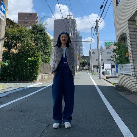 フェイクファーベスト