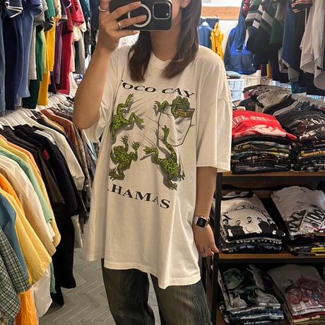 90s カエルTシャツ