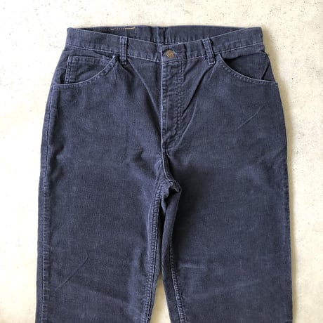 90's〜ROEBUCKS コーデュロイパンツ W32×L30 ネイビー
