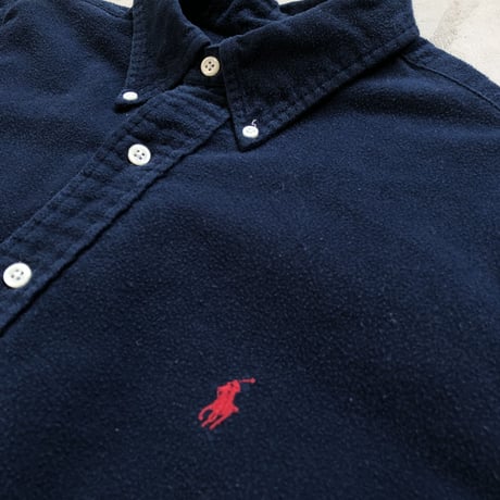 Ralph Lauren コットンシャモアクロスシャツ