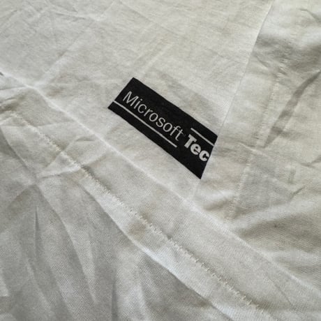 90's Microsoft 企業物プリントTシャツ L