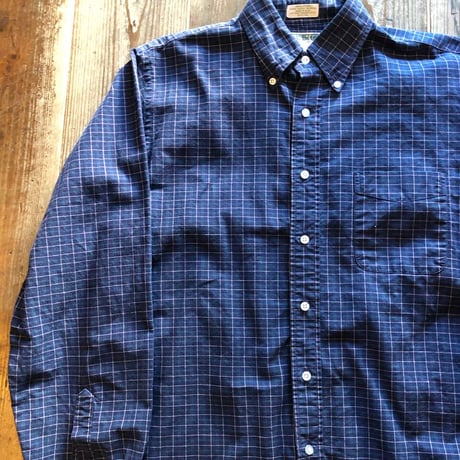 80's USA製 L.L.Bean チェックシャツ
