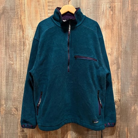 90s L.L.Bean ハーフジップフリースプルオーバー