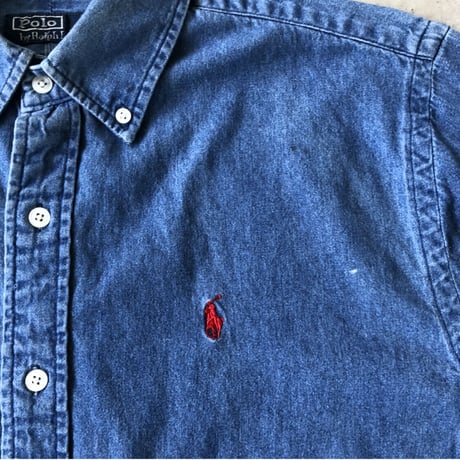 RALPH LAUREN デニムボタンダウンシャツ