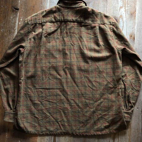 60's〜Vintageハーフジップウールシャツ