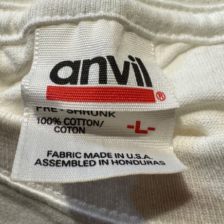 90's〜 anvil無地T  デッドストック