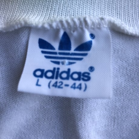 80's adidas VネックTシャツ