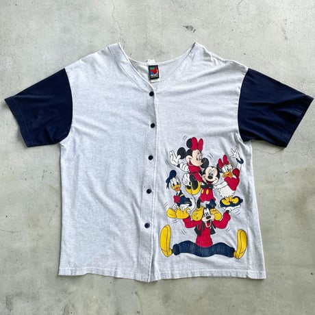 ディズニーキャラベースボールシャツ