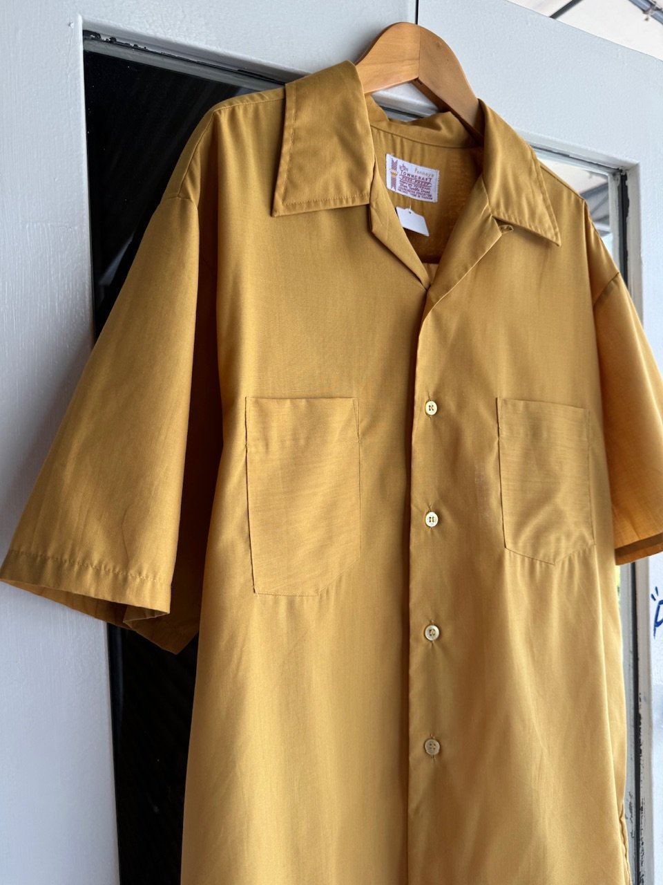 60s 70s TOWNCRAFT Penney’s オープンカラーシャツ L 70's〜 Penneys TOWNCRAFT オープンカラーシャツ | CUSTOM FEVER
