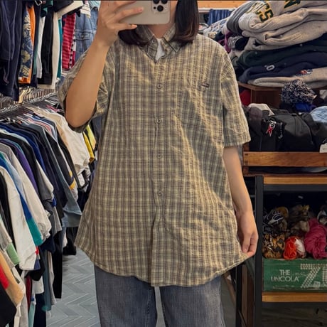 Eddie Bauer シアサッカーシャツ