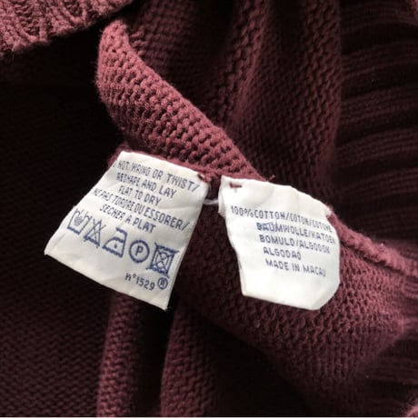 POLO コットンニット  XL