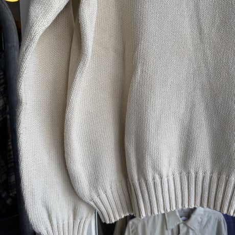POLO コットンニット M