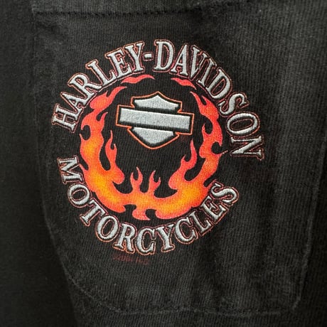 USA製HARLEY DAVIDSON プリントポケT
