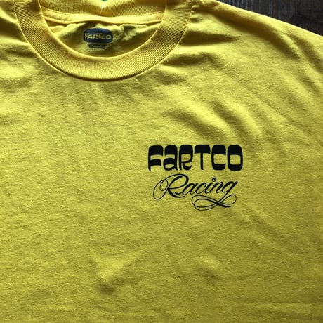 FARTCO プリントTシャツ FARTCO RACING両面プリント
