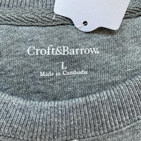 フィッシング刺繍スウェット