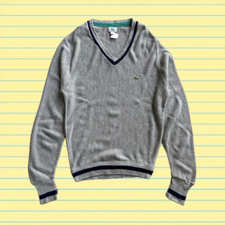 USA製 LACOSTE アクリルニットセーター