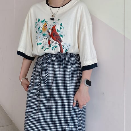 USA製重ね着風ビッグTシャツ