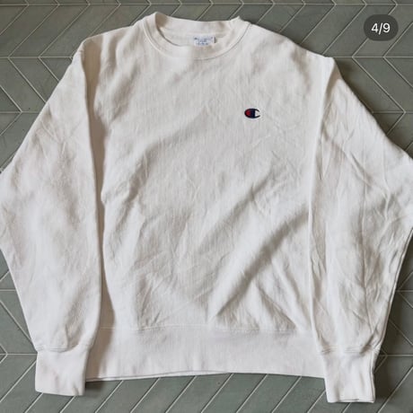 champion reverse weave ワンポイントスウェット