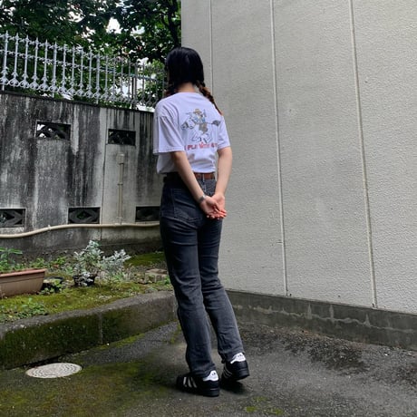 カウボーイ両面プリントTシャツ