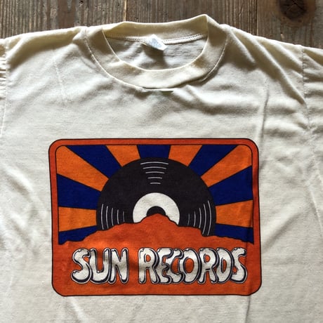 70年代〜80年代 SUN RECORDS 音楽レーベルTシャツ