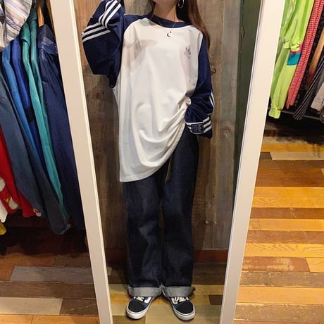 adidasビッグサイズラグランロンＴ