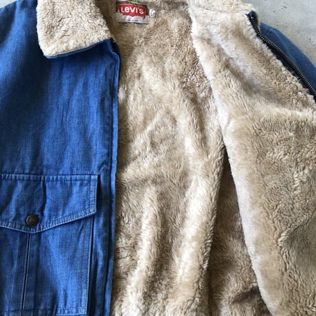70's Levi's デニムボアジャケット